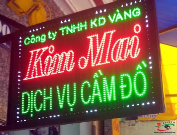 Mẫu biển led ma trận 1