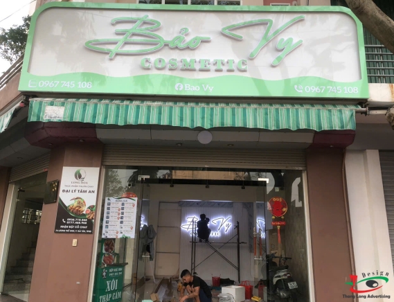 BIỂN QUẢNG CÁO MỸ PHẨM COSMETIC BẢO VY Ở HẢI DƯƠNG