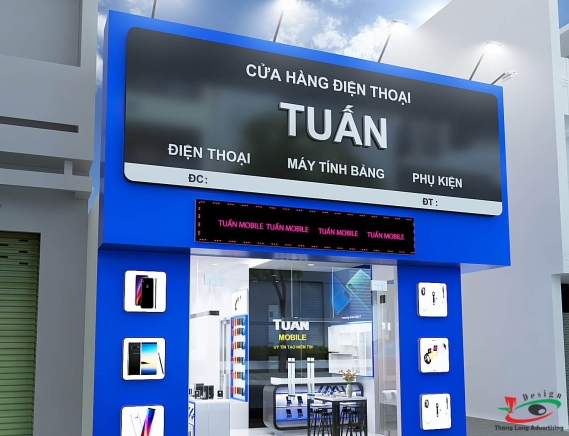 Mẫu biển hiệu điện thoại