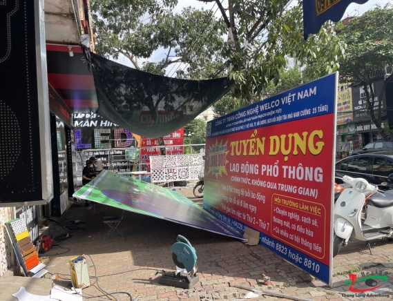 IN BẠT HIFLEX BIỂN TUYỂN DỤNG Ở HẢI DƯƠNG