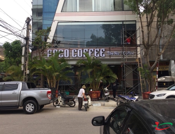 BIỂN CÀ PHÊ Ở QUẢNG TRƯỜNG XỨ ĐÔNG HẢI DƯƠNG