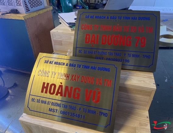 BIỂN TÊN CÔNG TY  