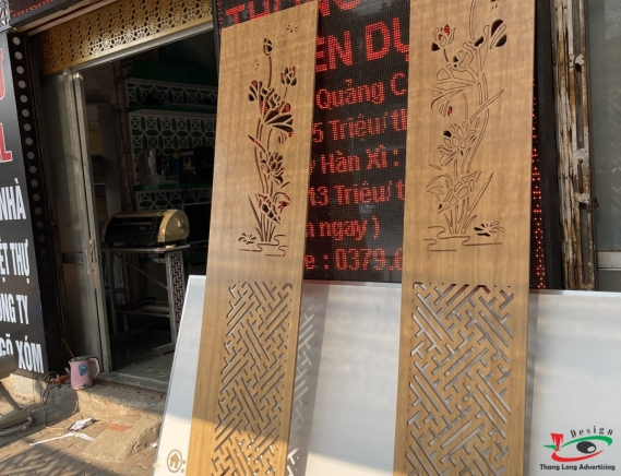 VÁCH NGĂN CNC GỖ