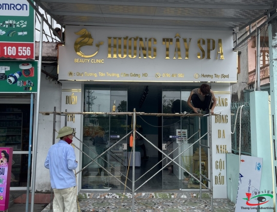 Thi Công Biển Spa