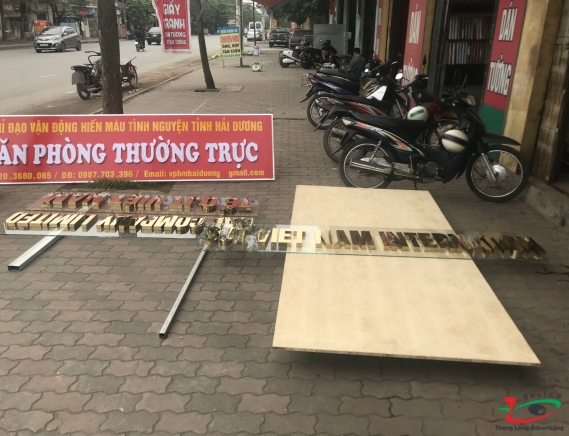 CHỮ INOX THỜI TRANG Ở HẢI DƯƠNG