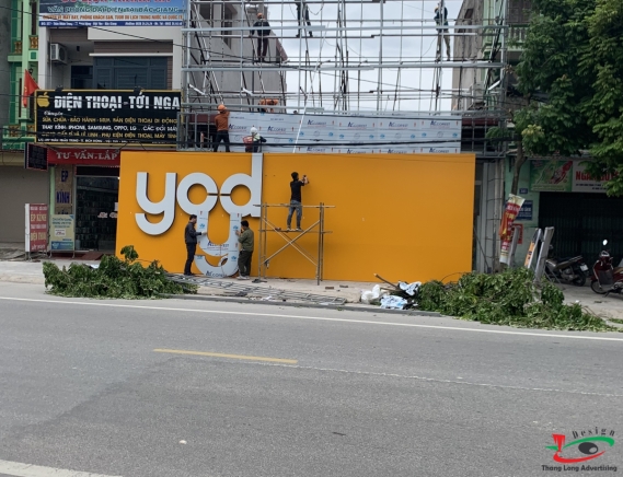THI CÔNG BIỂN QUẢNG CÁO YODY