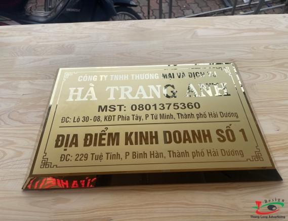 THI CÔNG LÀM BIỂN SỐ NHÀ ĐẸP ĐỘC ĐÁO SANG TRỌNG Ở HẢI DƯƠNG 