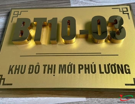 THI CÔNG LÀM BIỂN SỐ NHÀ ĐẸP ĐỘC ĐÁO SANG TRỌNG Ở HẢI DƯƠNG 
