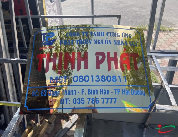 THI CÔNG LÀM BIỂN SỐ NHÀ ĐẸP ĐỘC ĐÁO SANG TRỌNG Ở HẢI DƯƠNG 