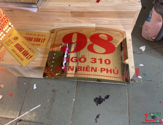 THI CÔNG LÀM BIỂN SỐ NHÀ ĐẸP ĐỘC ĐÁO SANG TRỌNG Ở HẢI DƯƠNG 
