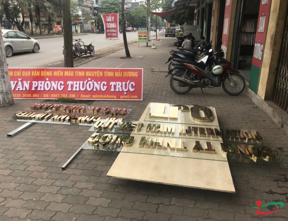 CHỮ INOX THỜI TRANG Ở HẢI DƯƠNG