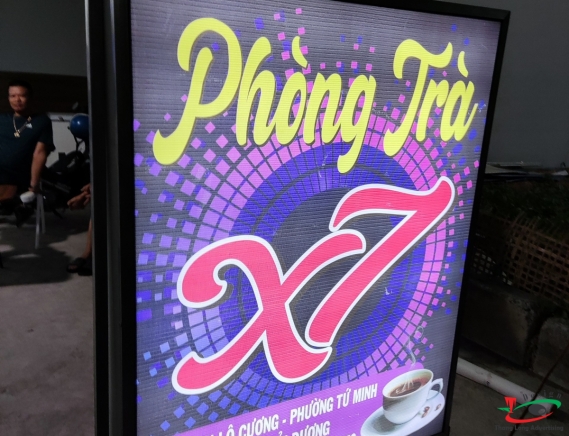 CHỮ NỔI VIỀN LED PHÒNG TRÀ Ở HẢI DƯƠNG
