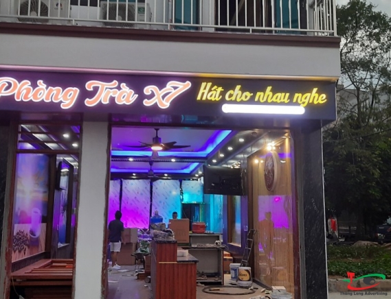 CHỮ NỔI VIỀN LED PHÒNG TRÀ Ở HẢI DƯƠNG