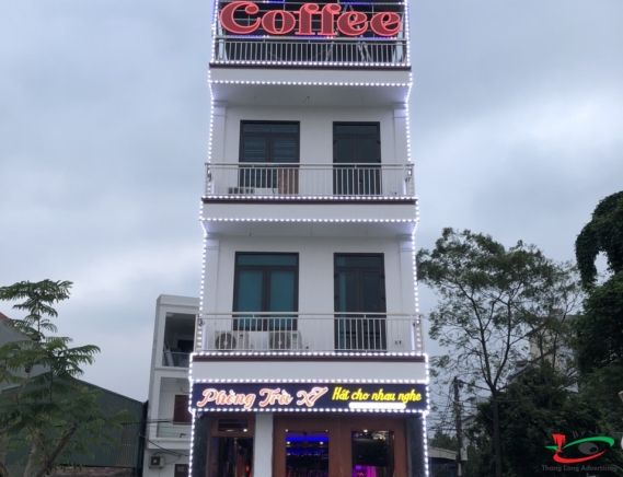 CHỮ NỔI VIỀN LED PHÒNG TRÀ Ở HẢI DƯƠNG