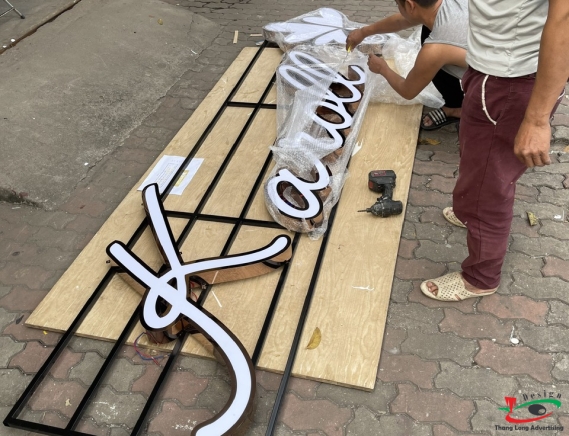 MẪU BIỂN QUẢNG CÁO CHỮ INOX GẮN TƯỜNG