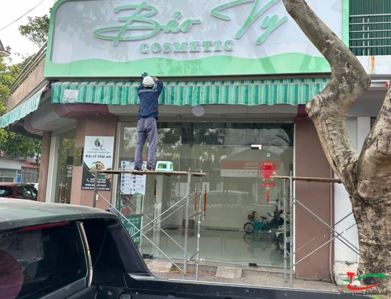 BIỂN QUẢNG CÁO MỸ PHẨM COSMETIC BẢO VY Ở HẢI DƯƠNG