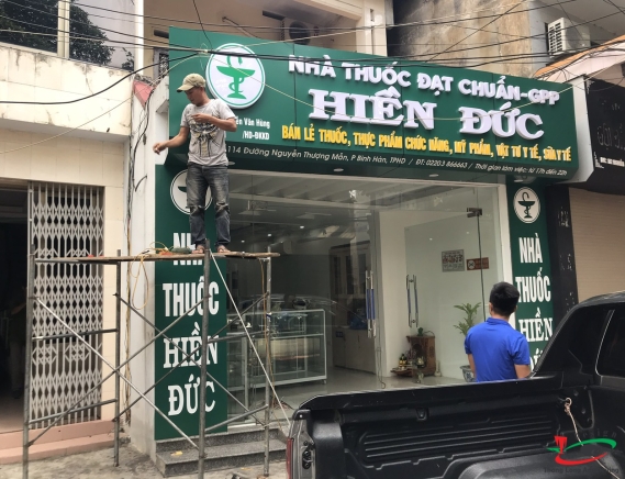 THI CÔNG CÁC HIỆU THUỐC TẠI HẢI DƯƠNG
