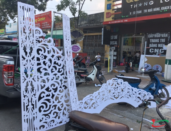 HOA VĂN CNC ĐÁM CƯỚI 