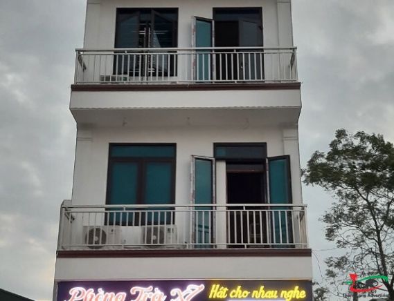 CHỮ NỔI VIỀN LED PHÒNG TRÀ Ở HẢI DƯƠNG