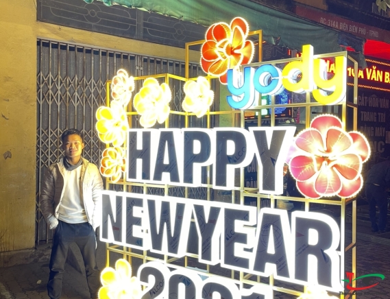 Mẫu chữ nổi  Mica LED