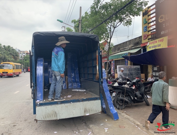 CHỮ NỔI CHẠY ĐÈNLED VIỀN NHÀ MÁY ĐÁ MÀI HẢI DƯƠNG             