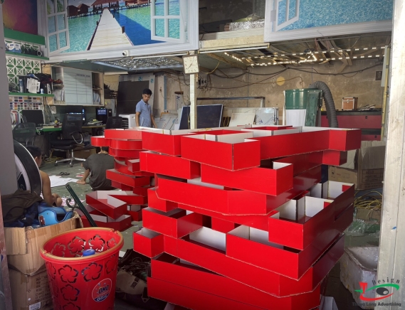 BỘ CHỮ NỔI Ô TÔ