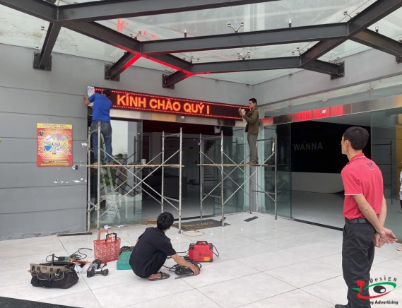 THI CÔNG MÀN HÌNH LED P3