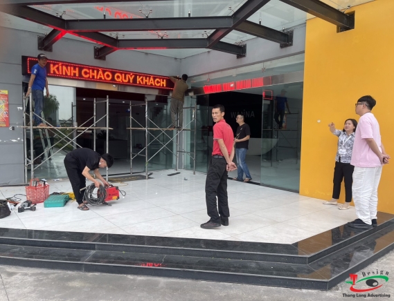 THI CÔNG MÀN HÌNH LED P3