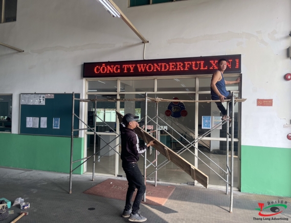 THI CÔNG MÀN HÌNH LED P3