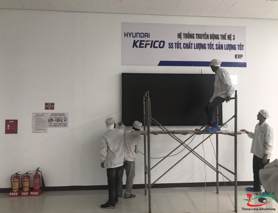 THI CÔNG MÀN HÌNH LED P3