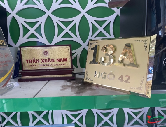 BIỂN SỐ NHÀ BIỂN BIỆT THỰ  INOX 304