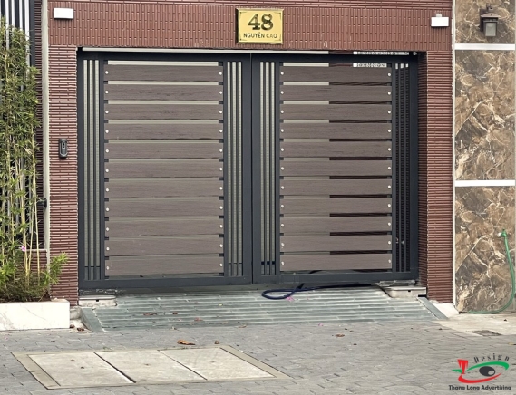 BIỂN SỐ INOX CHO TRƯỜNG CHU VĂN AN