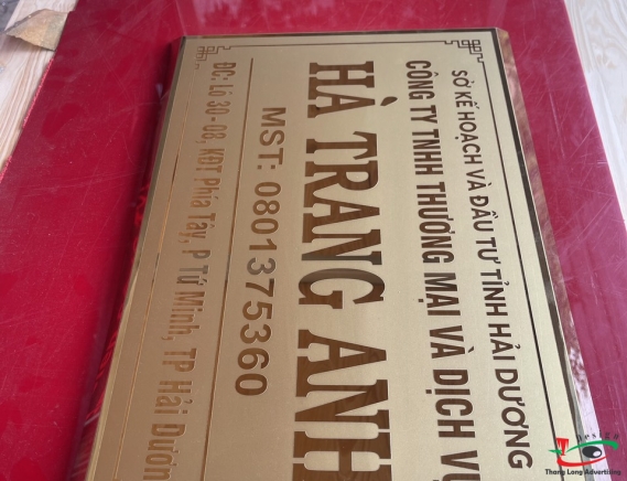 BIỂN SỐ NHÀ BIỂN BIỆT THỰ  INOX 304