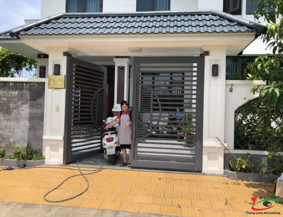 THI CÔNG BIỂN SỐ NHÀ CHO KHU BIỆT THỰ CAO CẤP PLAZA HẢI DƯƠNG