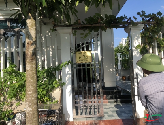 THI CÔNG BIỂN SỐ NHÀ CHO KHU BIỆT THỰ CAO CẤP PLAZA HẢI DƯƠNG