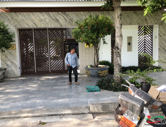 THI CÔNG BIỂN SỐ NHÀ CHO KHU BIỆT THỰ CAO CẤP PLAZA HẢI DƯƠNG