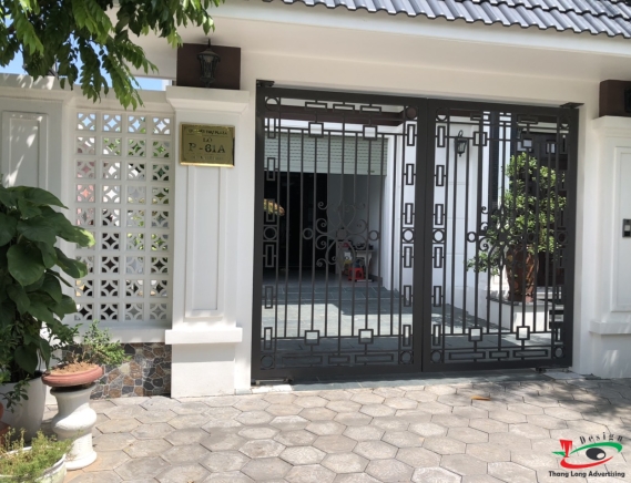 THI CÔNG BIỂN SỐ NHÀ CHO KHU BIỆT THỰ CAO CẤP PLAZA HẢI DƯƠNG