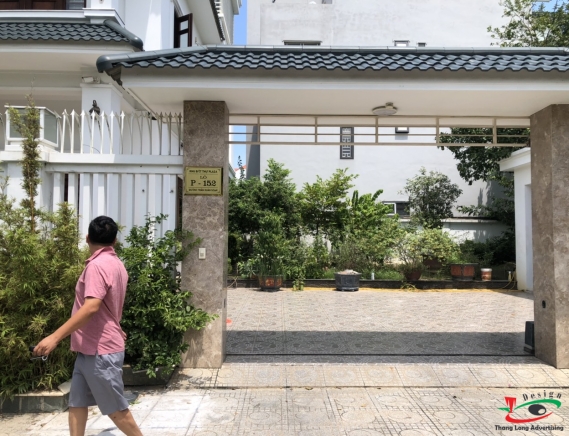 THI CÔNG BIỂN SỐ NHÀ CHO KHU BIỆT THỰ CAO CẤP PLAZA HẢI DƯƠNG