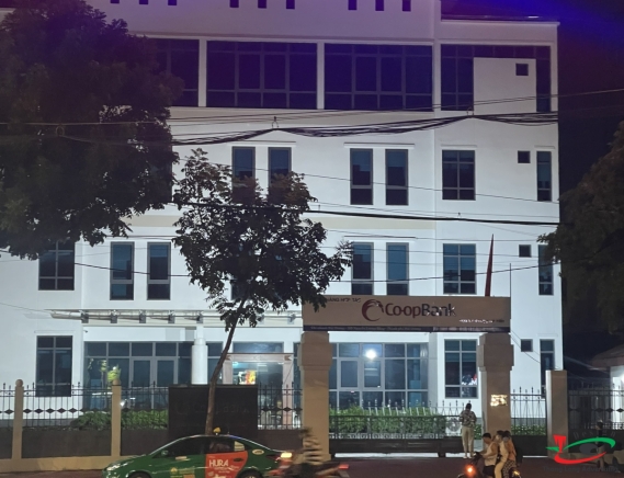 THI CÔNG BIỂN QUẢNG CÁO NGÂN HÀNG COPBANK HẢI DƯƠNG