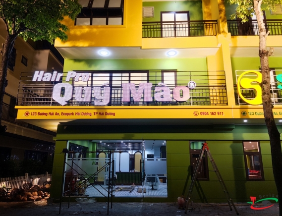 BIỂN QUẢNG CÁO SALON TÓC QUÝ MÃO