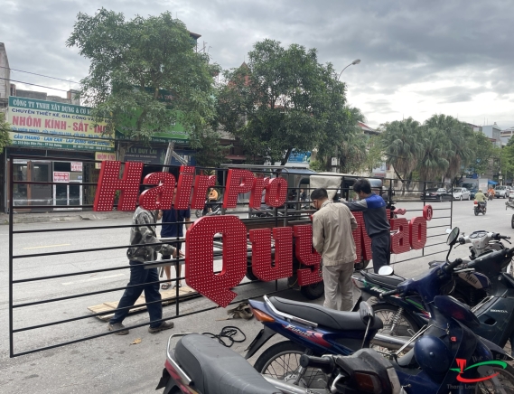 Thi Công Chữ nổi Aluminium tại Hải Dương
