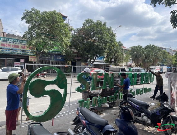 Thi Công Chữ nổi Aluminium tại Hải Dương
