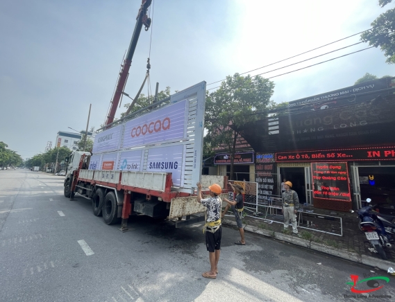 THI CÔNG BIỂN QUẢNG CÁO MÁY TÍNH THIÊN LỘC 