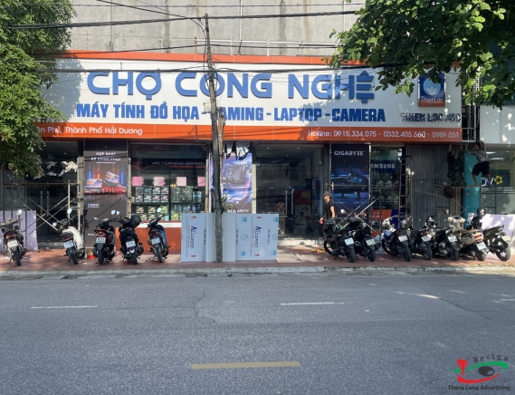 THI CÔNG BIỂN QUẢNG CÁO MÁY TÍNH THIÊN LỘC 