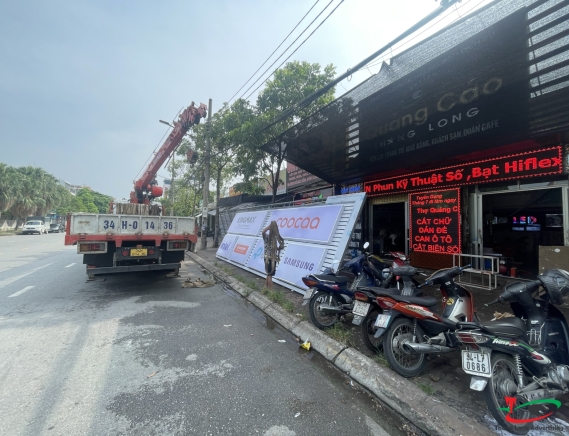 THI CÔNG BIỂN QUẢNG CÁO MÁY TÍNH THIÊN LỘC 
