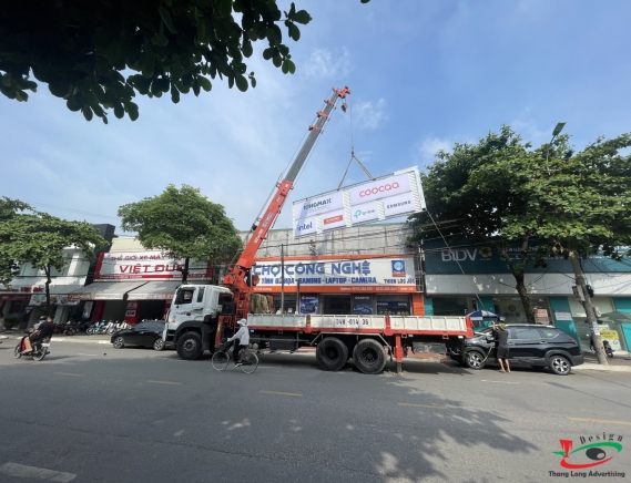 THI CÔNG BIỂN QUẢNG CÁO MÁY TÍNH THIÊN LỘC 