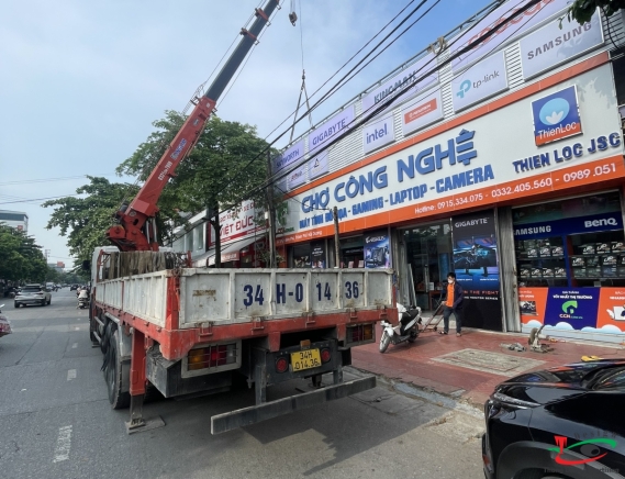 THI CÔNG BIỂN QUẢNG CÁO MÁY TÍNH THIÊN LỘC 