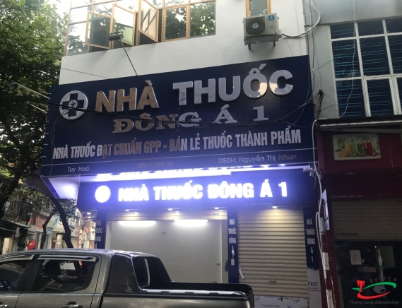 THI CÔNG BIỂN QUẢNG CÁO NHÀ THUỐC KHẢI YÊN