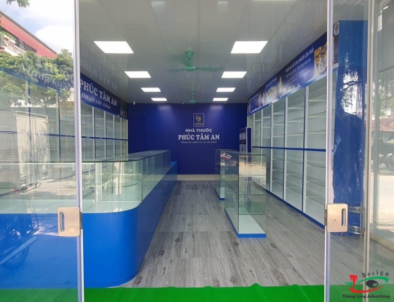 THI CÔNG BIỂN QUẢNG CÁO NHÀ THUỐC KHẢI YÊN
