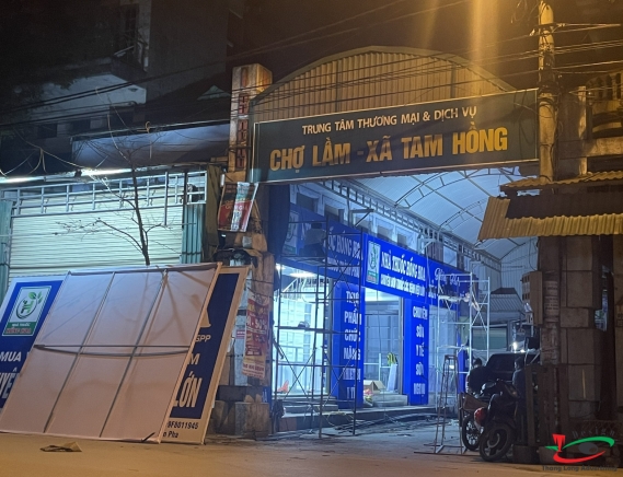 THI CÔNG BIỂN QUẢNG CÁO NHÀ THUỐC KHẢI YÊN